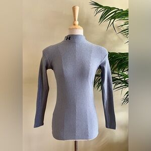 Under Armour ColdGear Fitted Top | Size YXL | Light Blue